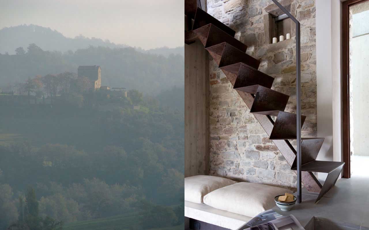 East tower suites at Torre di Moravola
